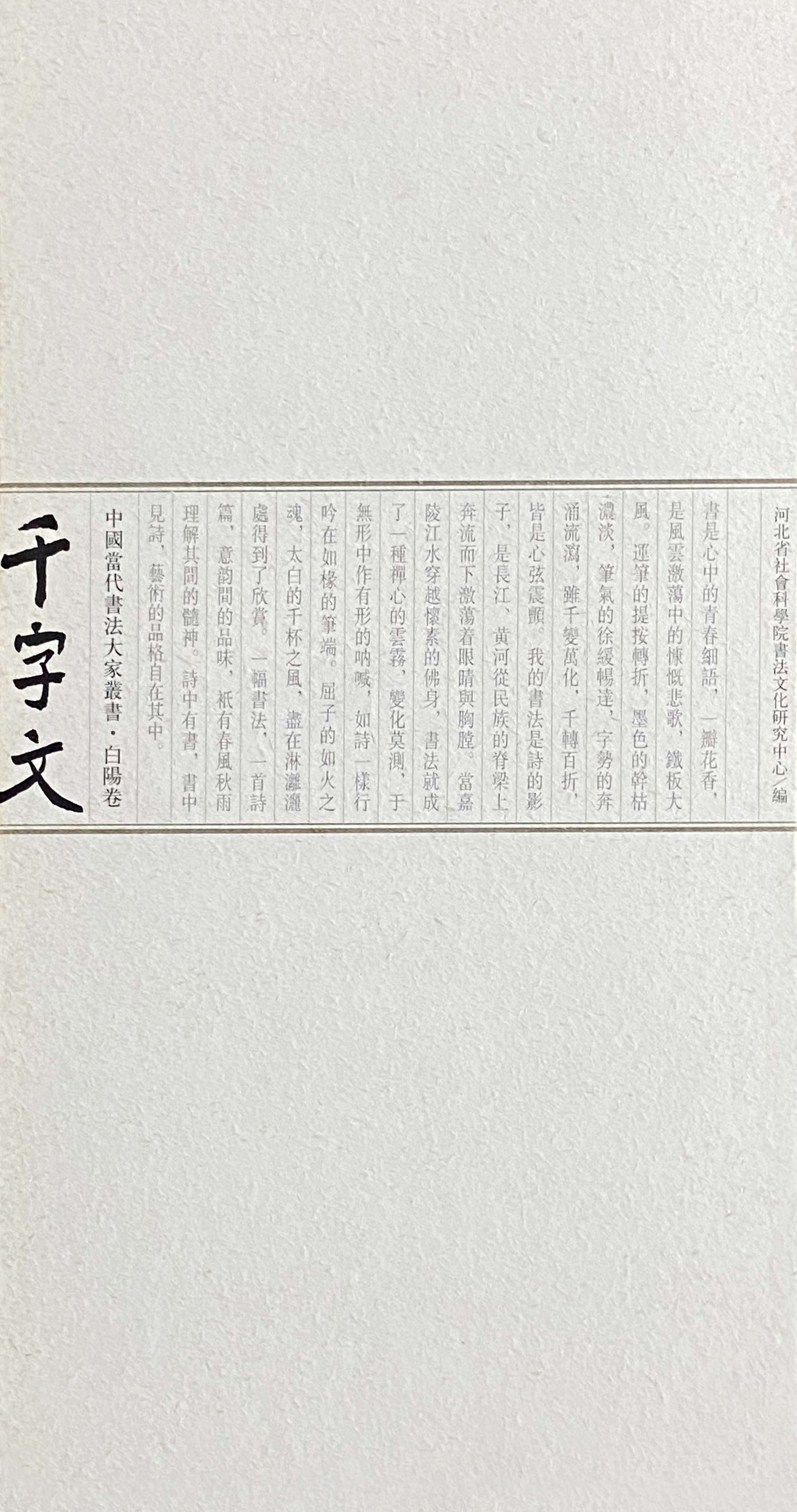 《中国当代书法大家丛书.白阳卷—千字文》，2010年7月出版.jpg